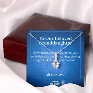 Gift for Granddaughter - Keep shining bright and chasing your dreams